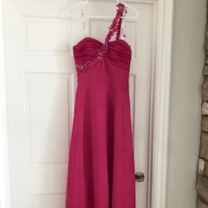 Morgan & Co Pink Prom Dress NWT